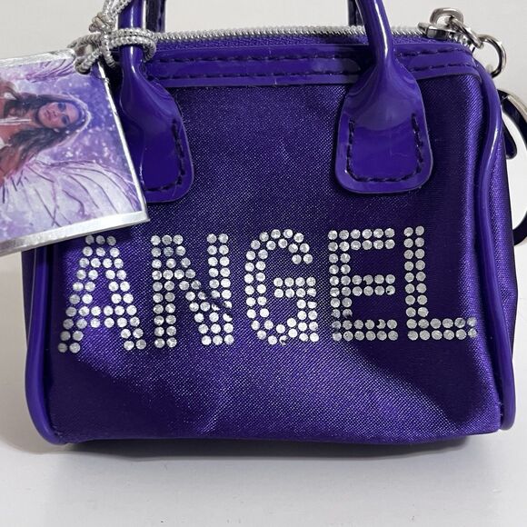 Victoria's Secret Purple Dream ANGEL Mini Purse Bag Keychain - Picture 4 of 15